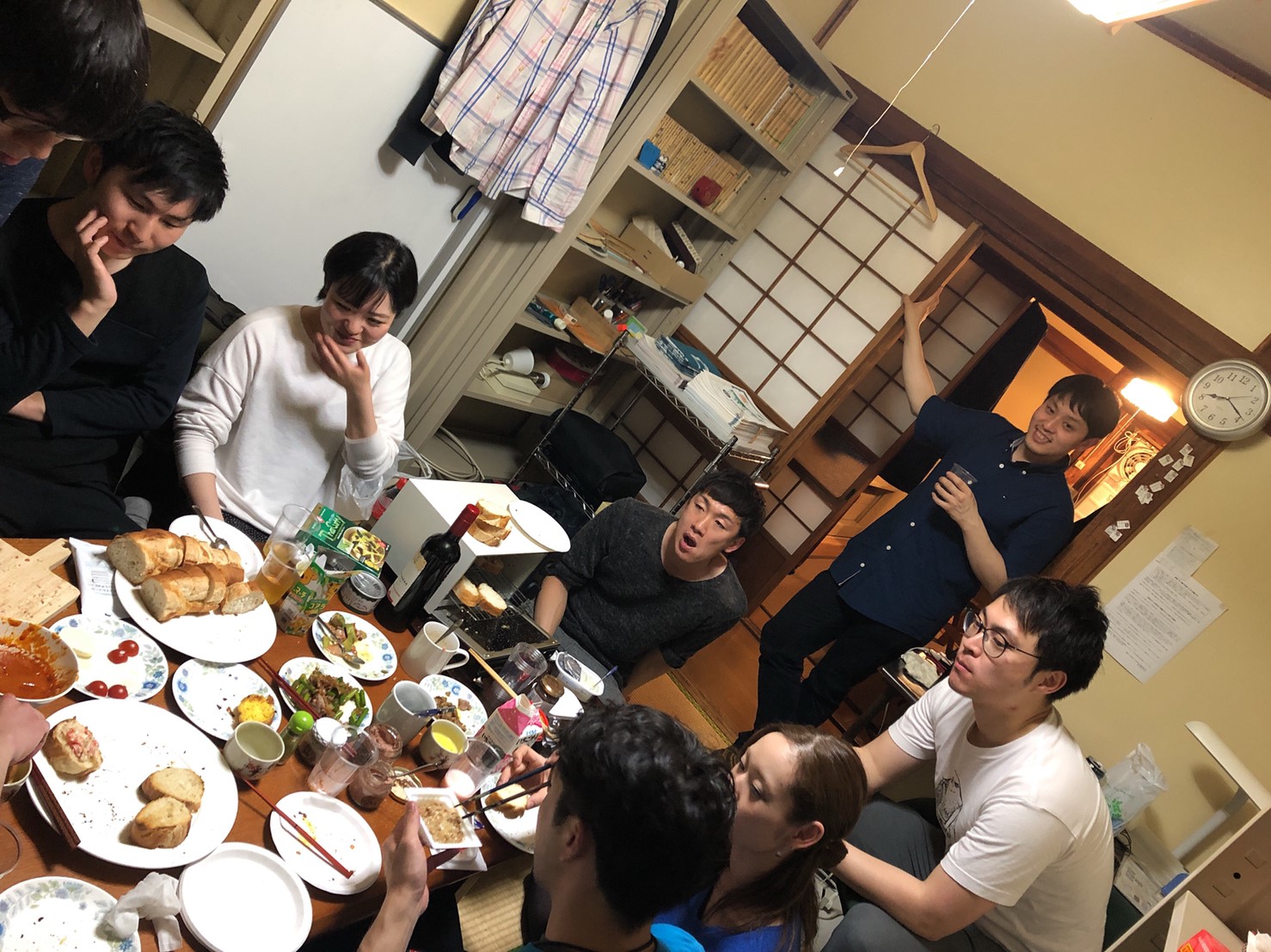 Sakura no Sonoの反省会をしていたら、余ってたフランスパンがあまりに美味しすぎて、食べ_12.jpg